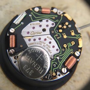 cartier quartz watch movement