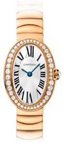 The mini size fake Cartier Baignoir WB520026 watches for your mother.