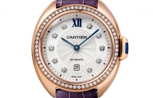 The 31 mm replica Clé De Cartier WJCL0038 watches have silver-plated dials.