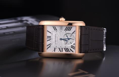 cartier tank mc orange strap