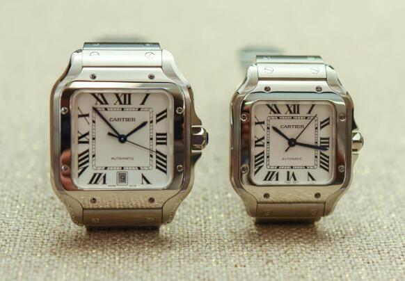 The new Santos has maintained all the iconic features of Cartier.
