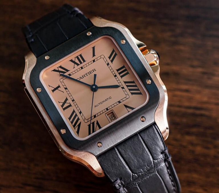 Perfect Canada Replica Santos De Cartier x Arab Watches Club Doing